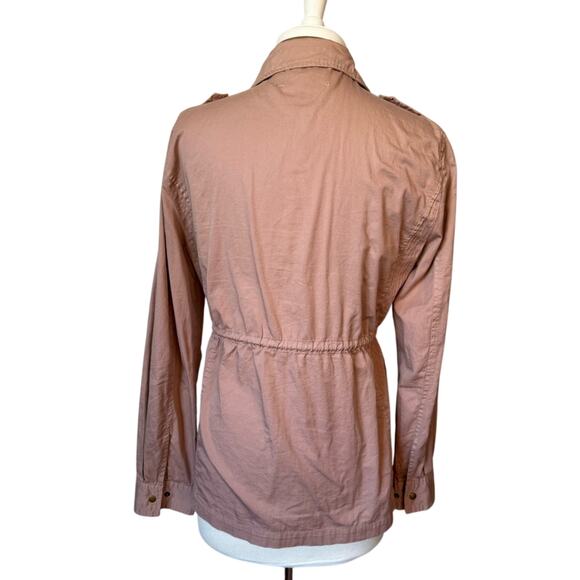 Lily Aldridge for Velvet Women's L Boho Pink Utility Lightweight Cotton Jacket - Picture 3 of 8